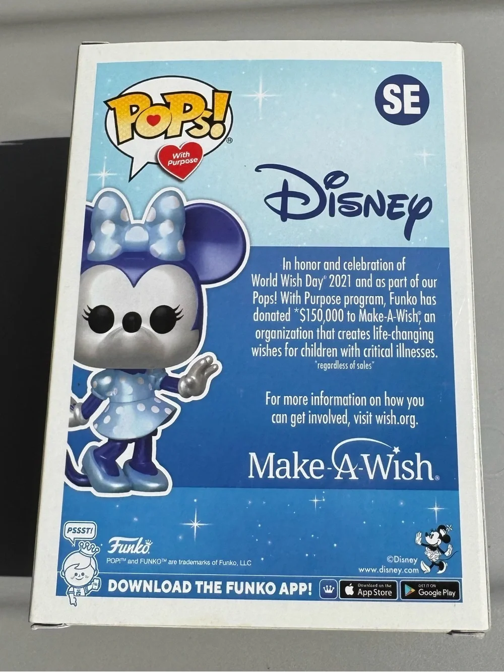 Funko Pop! Disney: Make-A-Wish Minnie Mouse (Metallic)